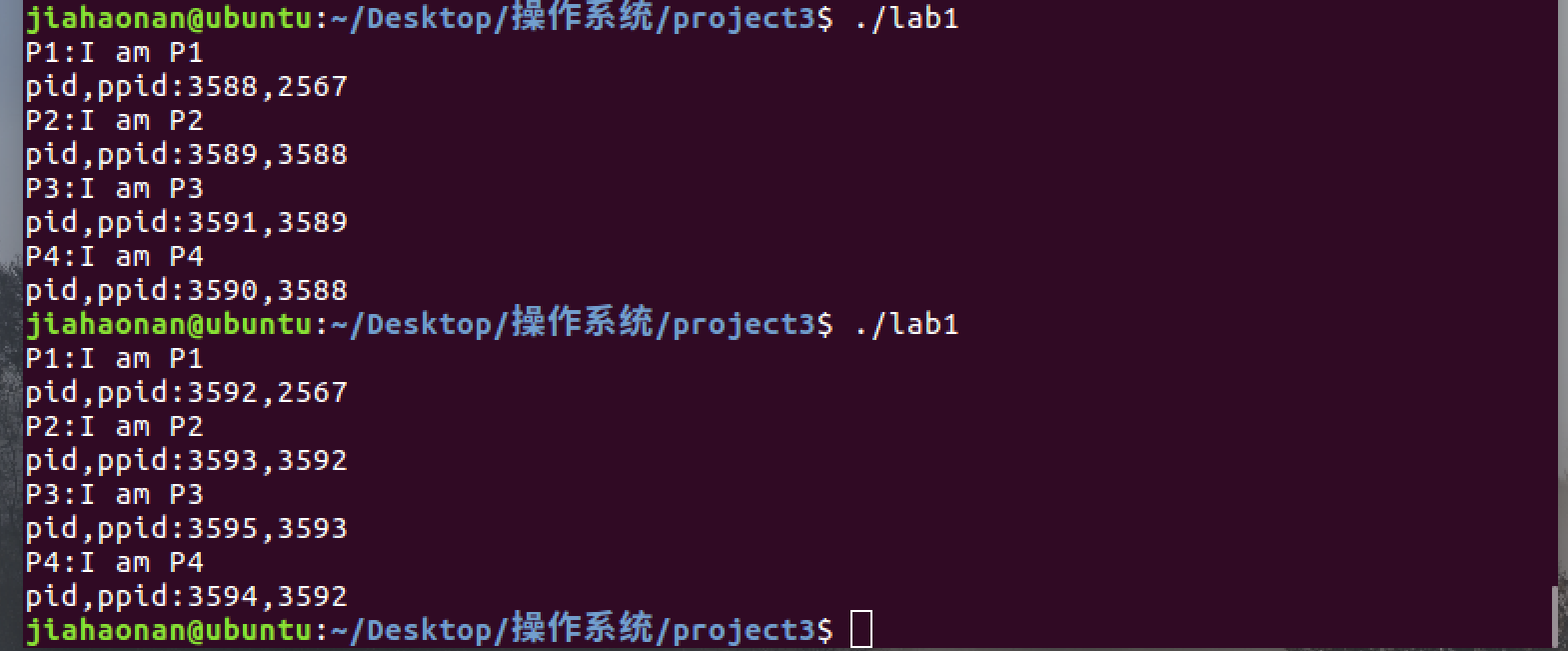 执行结果 Alt text